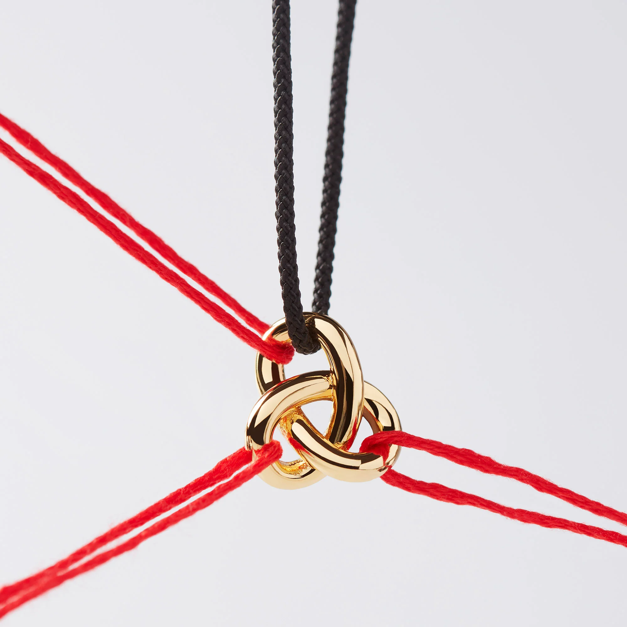 Amara Cord Necklace Silver - Image 5