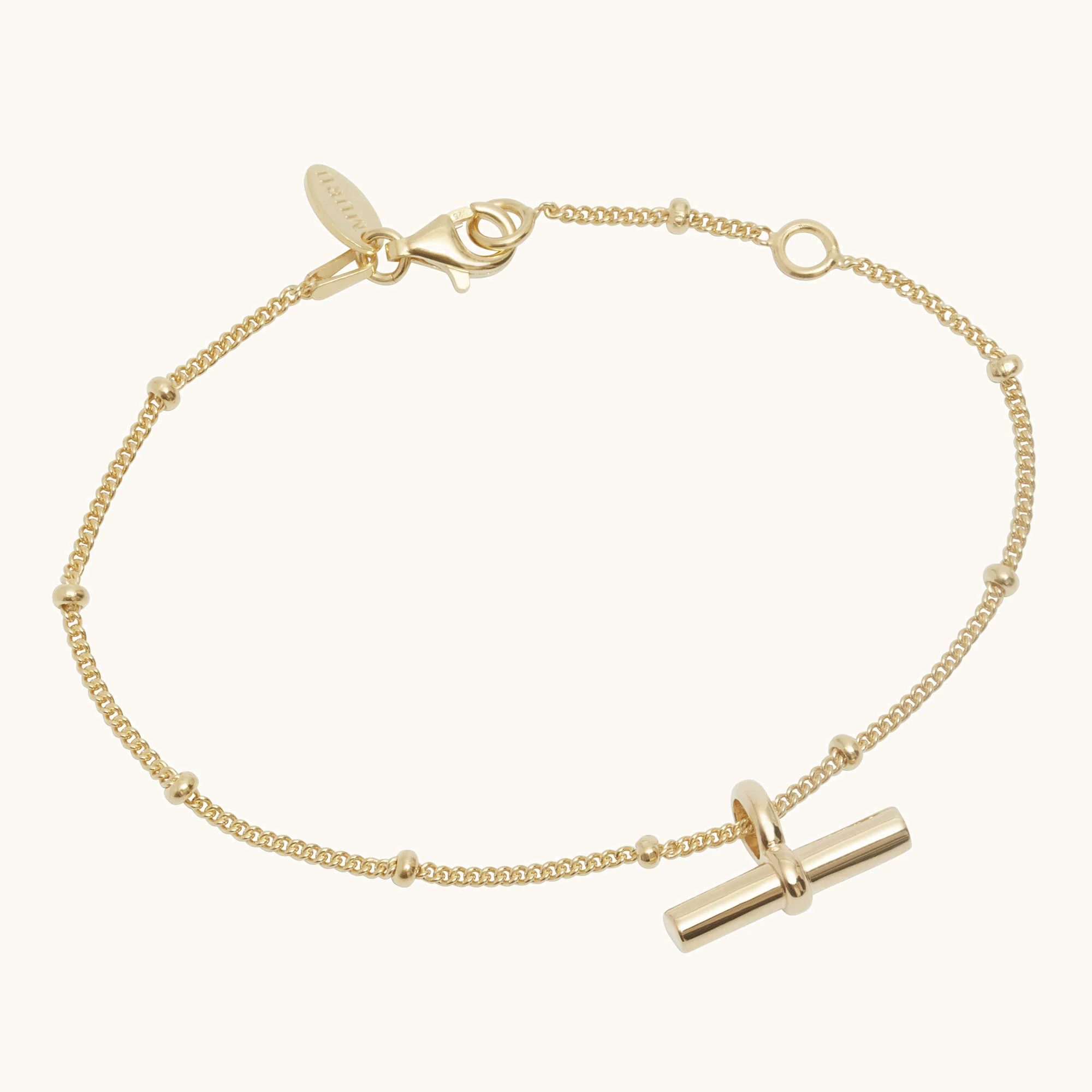T-Bar Bracelet Gold