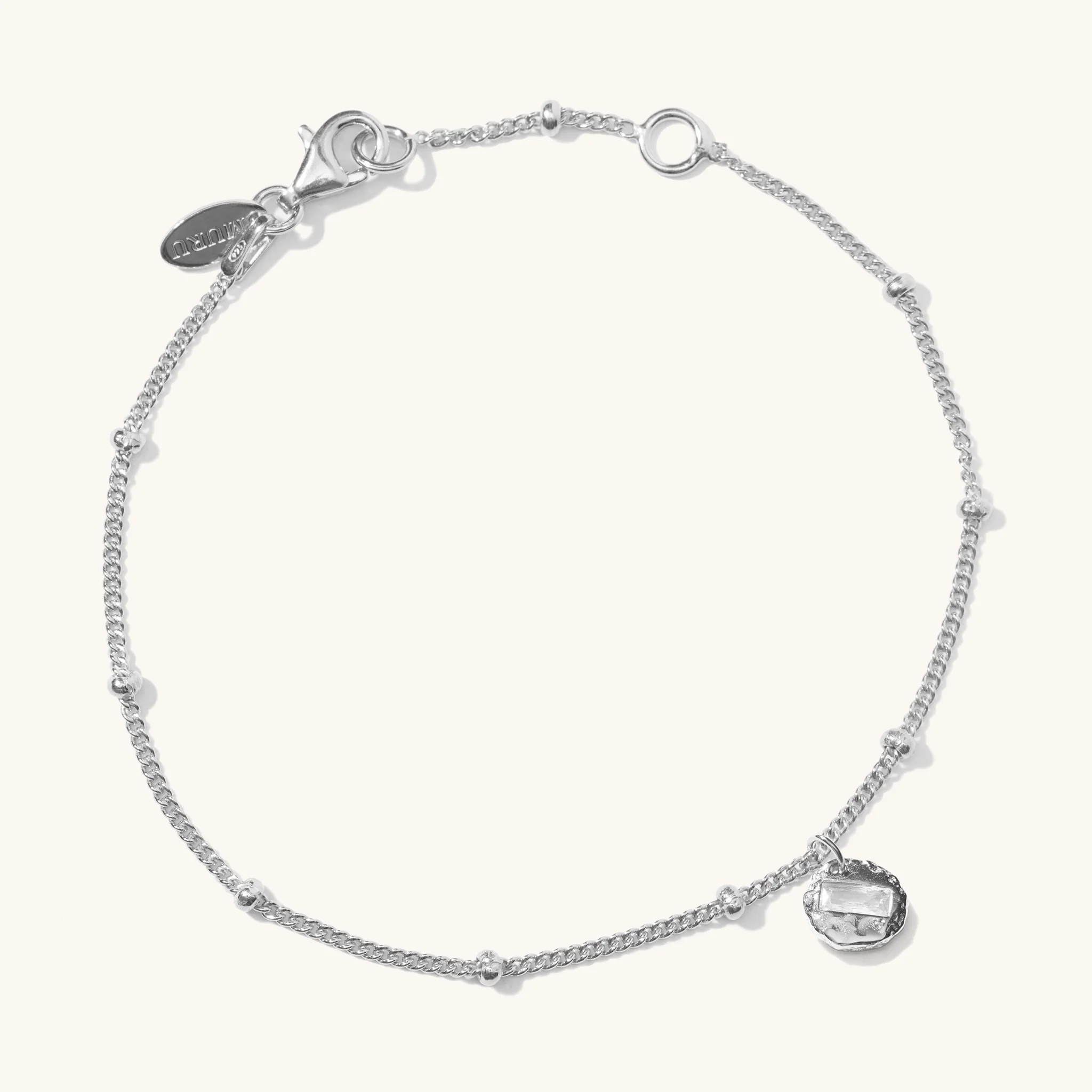 Birthstone Bracelet Silver