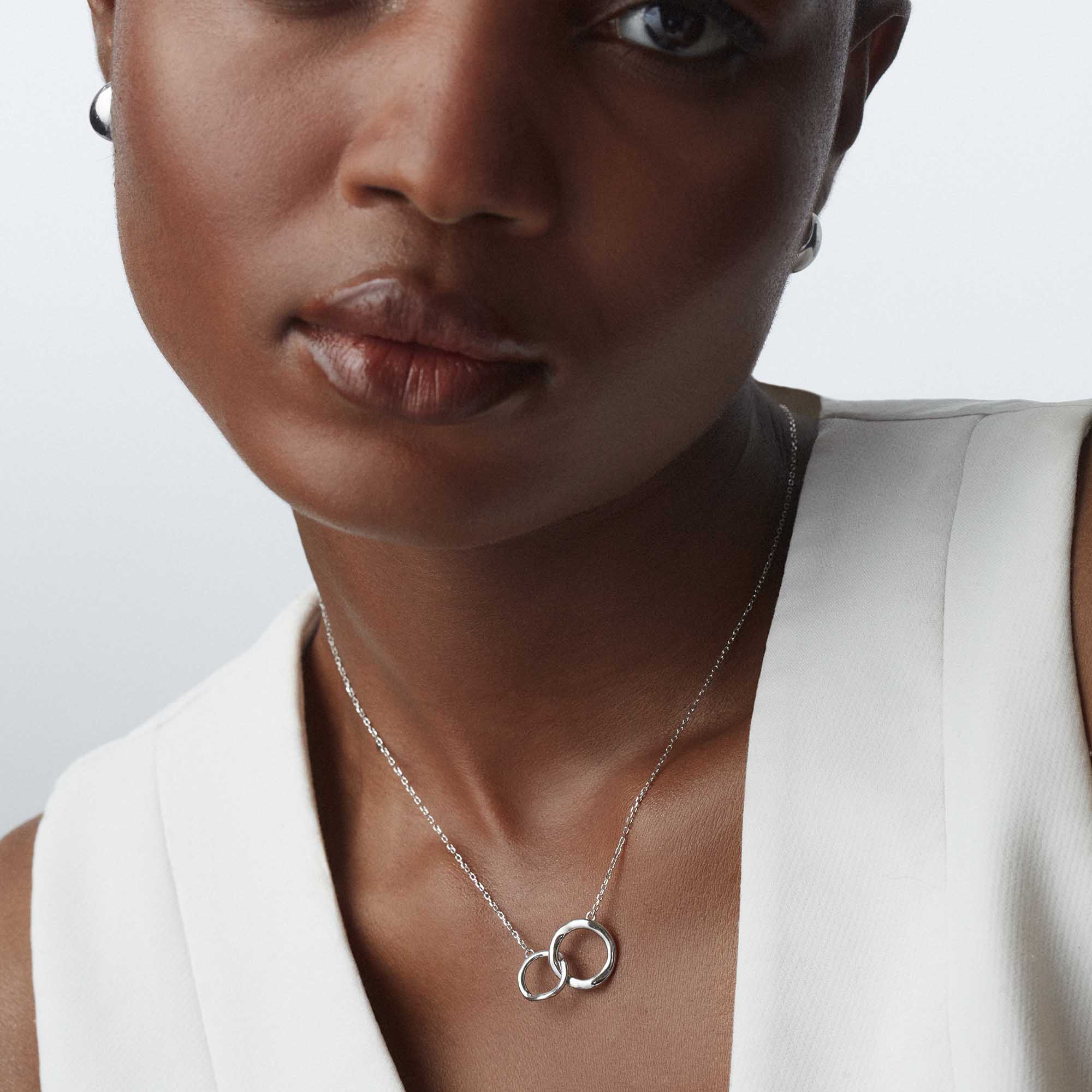 Connected Necklace Silver - Image 4