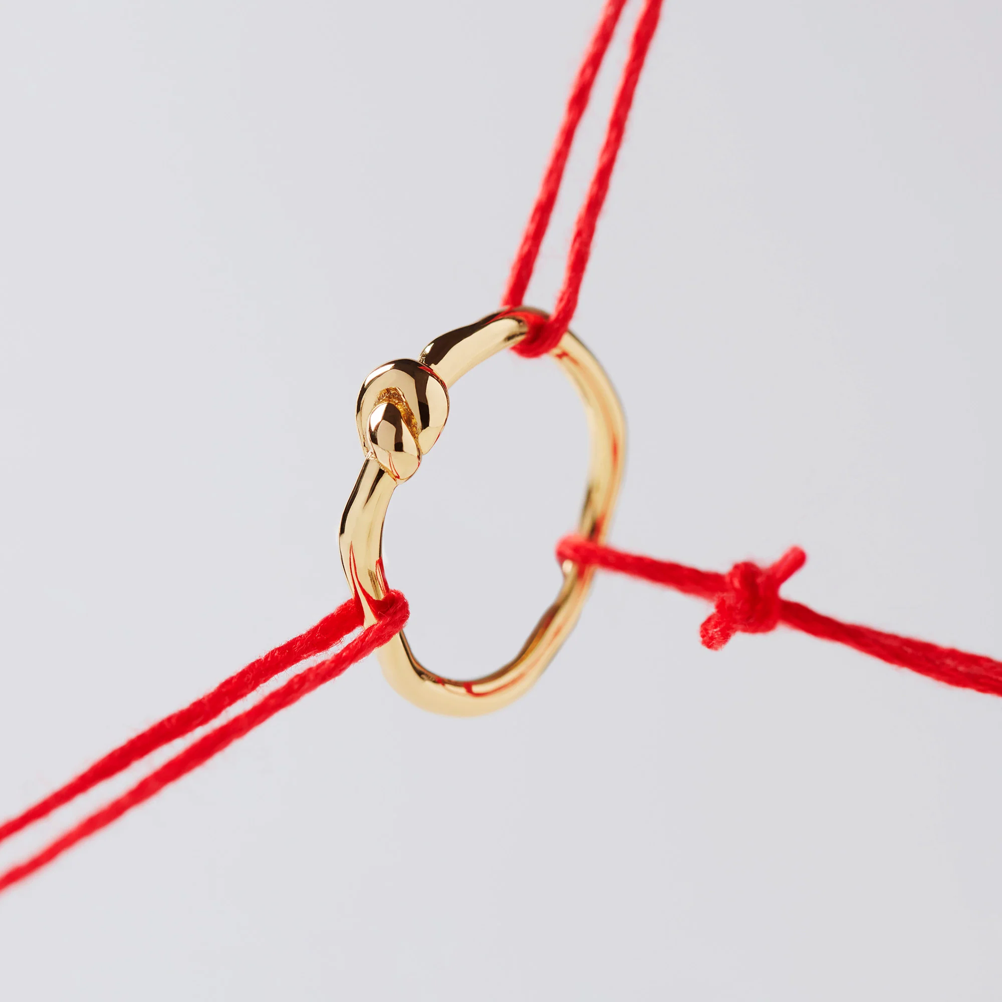 Eternity Knot Ring Gold - Image 4