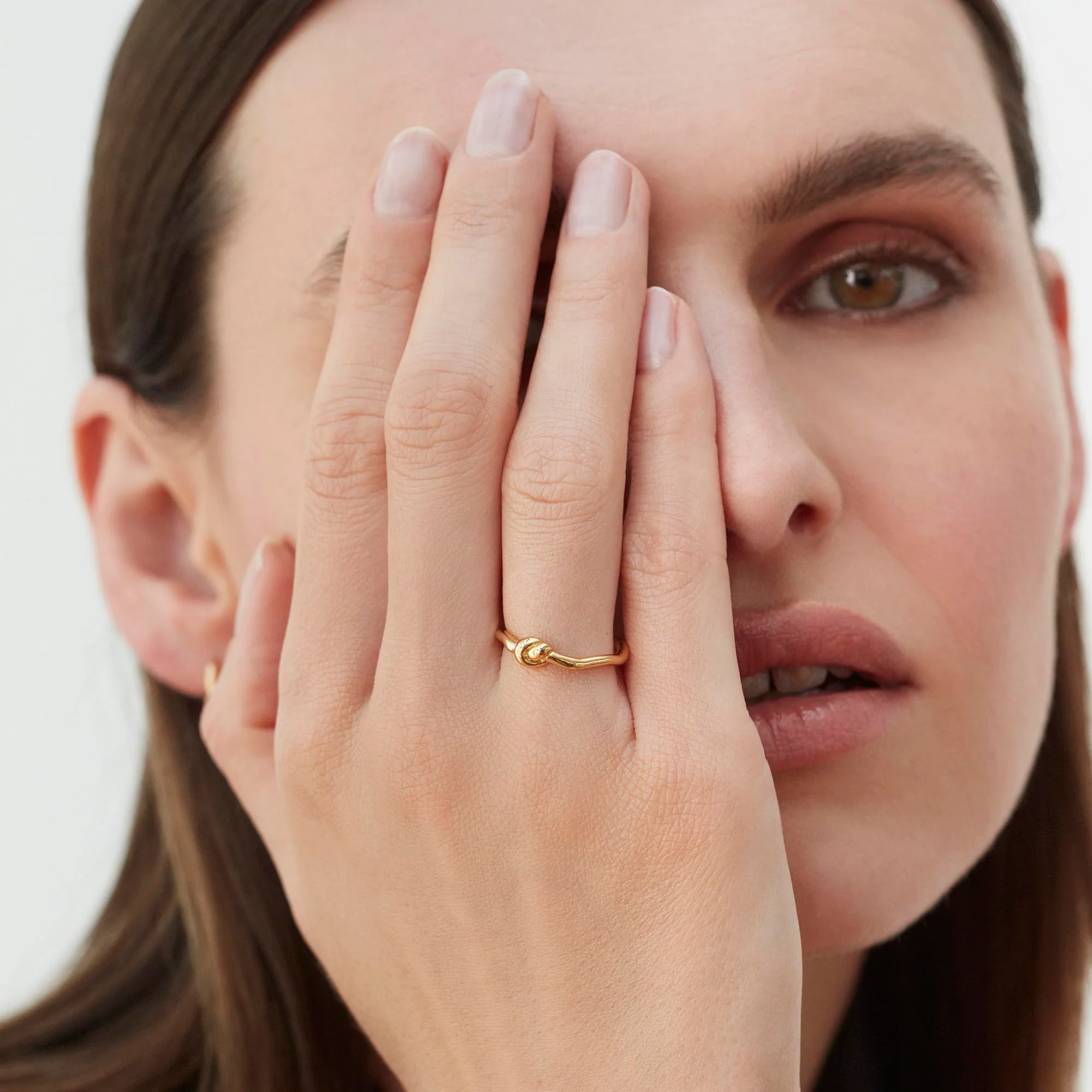 Eternity Knot Ring Gold - Image 5