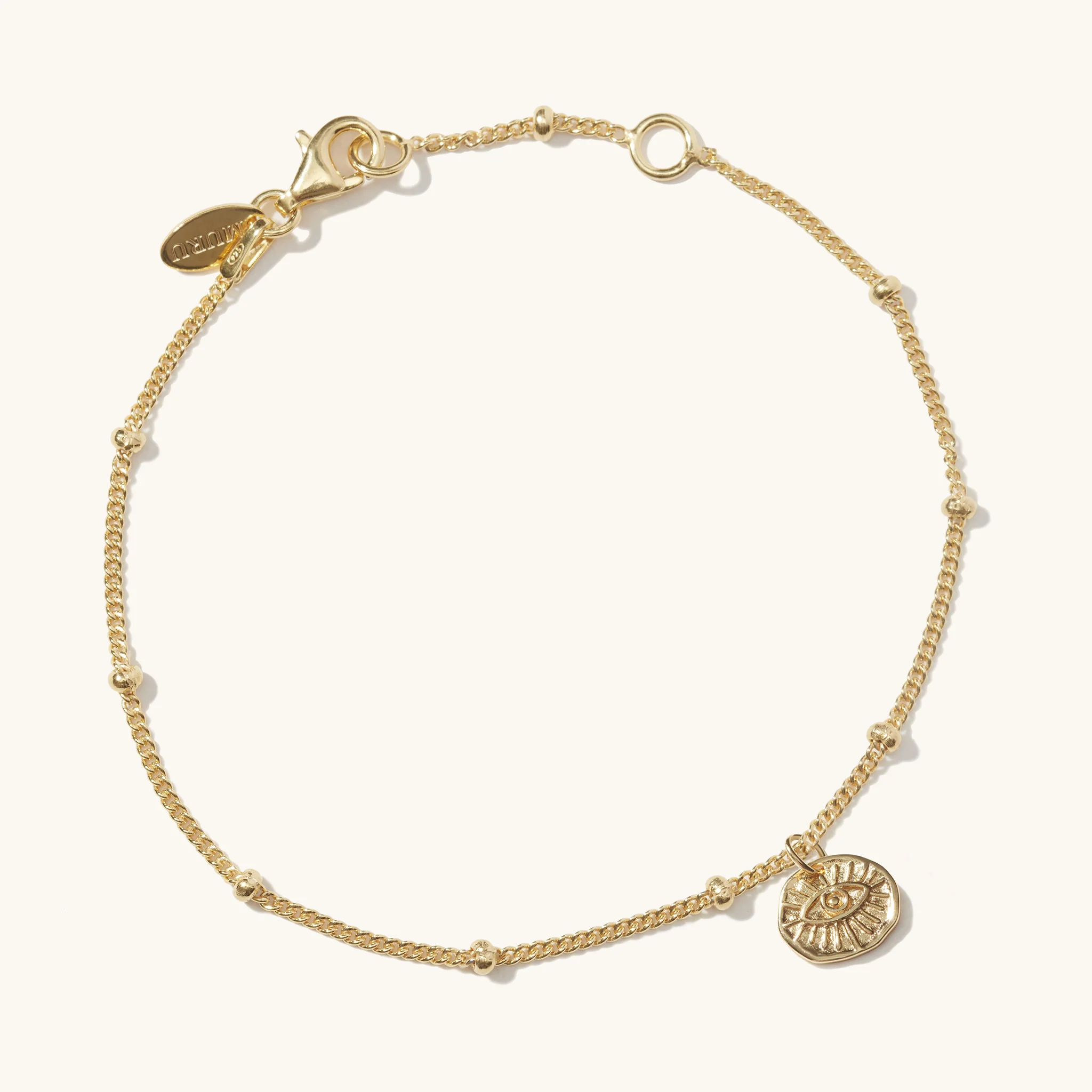 Evil Eye Bracelet Gold