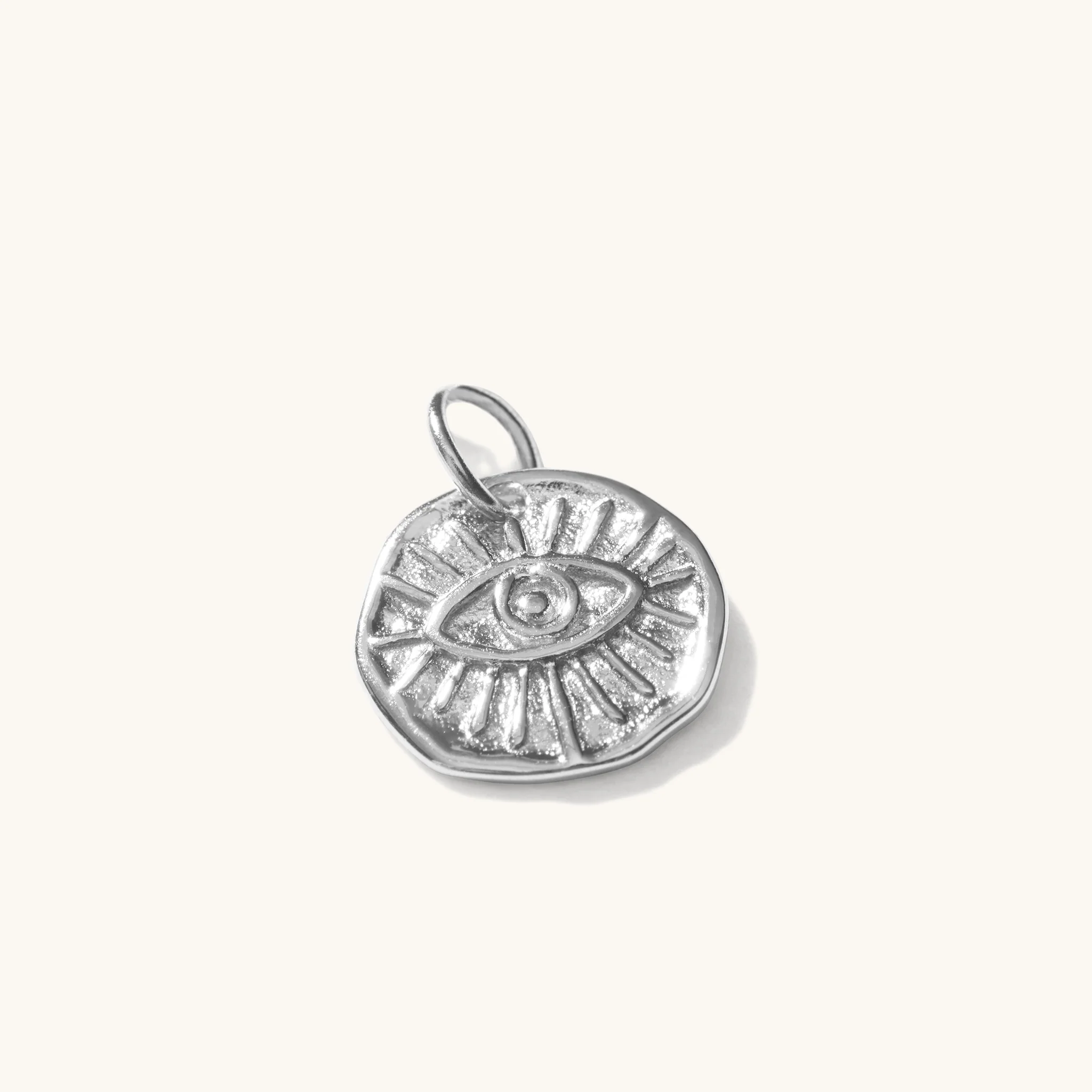 Evil Eye Pendant Silver