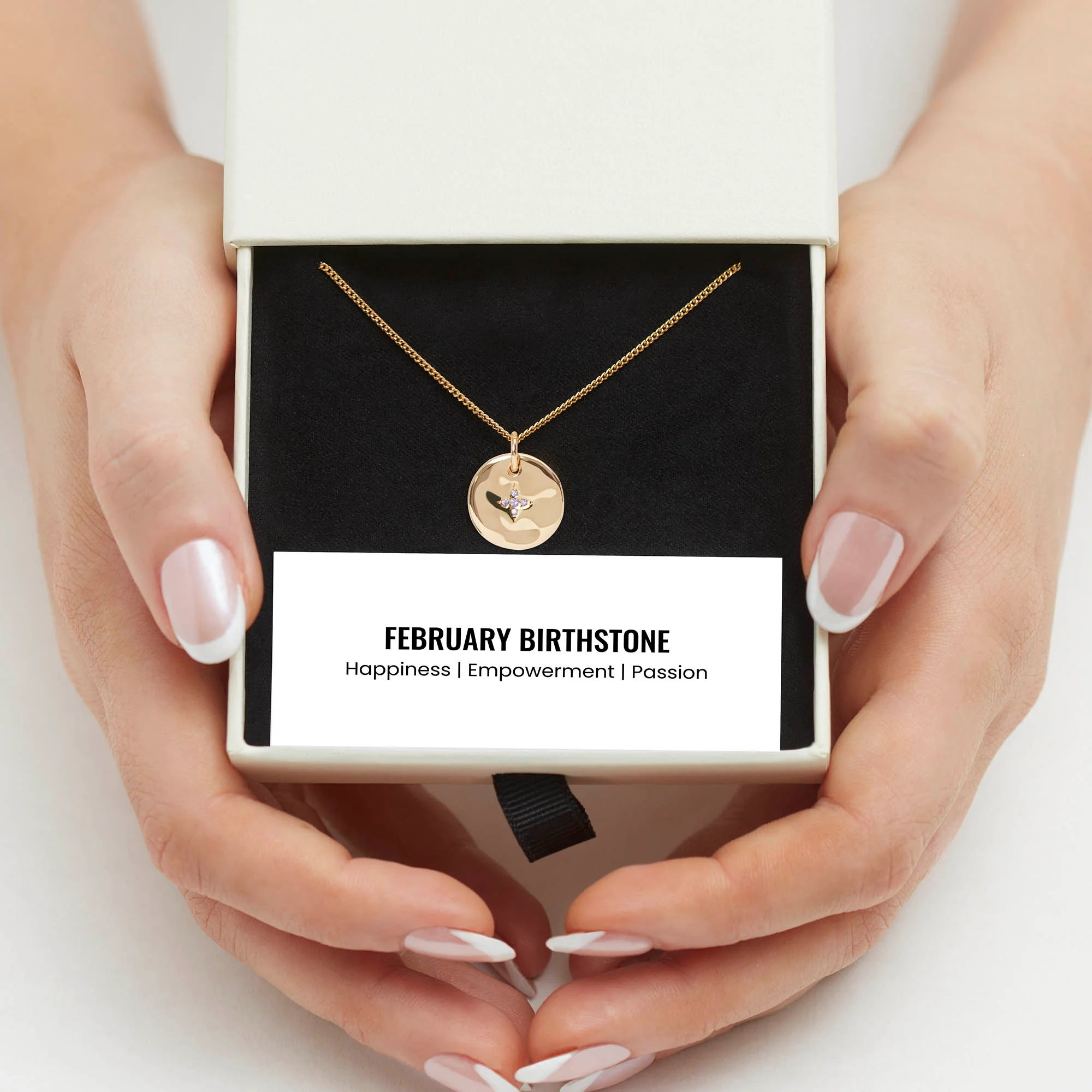 February Birthstone Necklace - Image 6