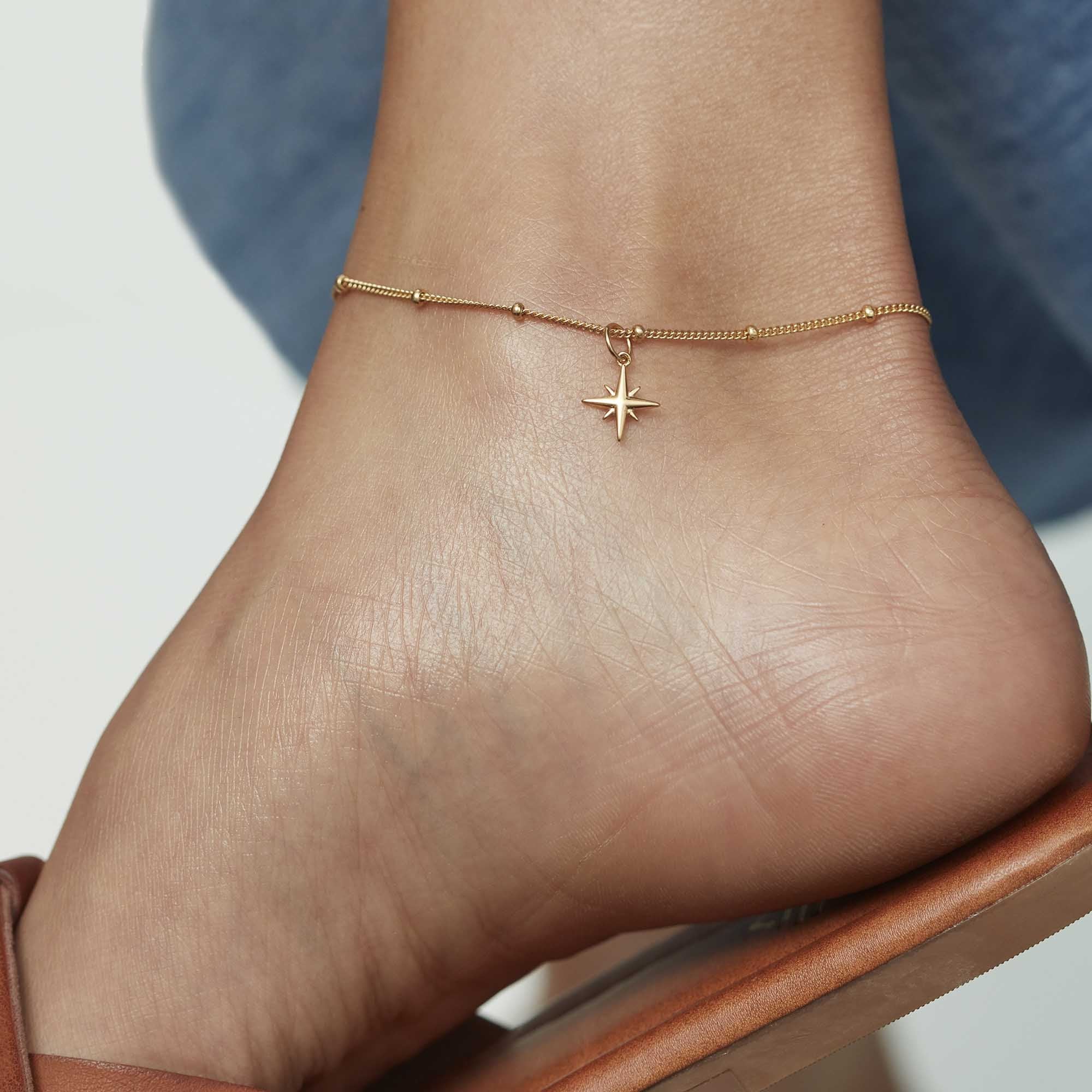 Star Anklet Gold - Image 2