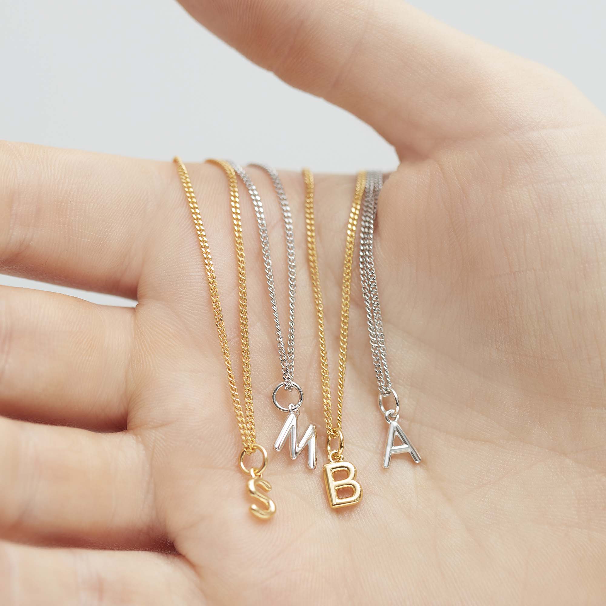 Little Love Letter Necklace Gold - Image 5