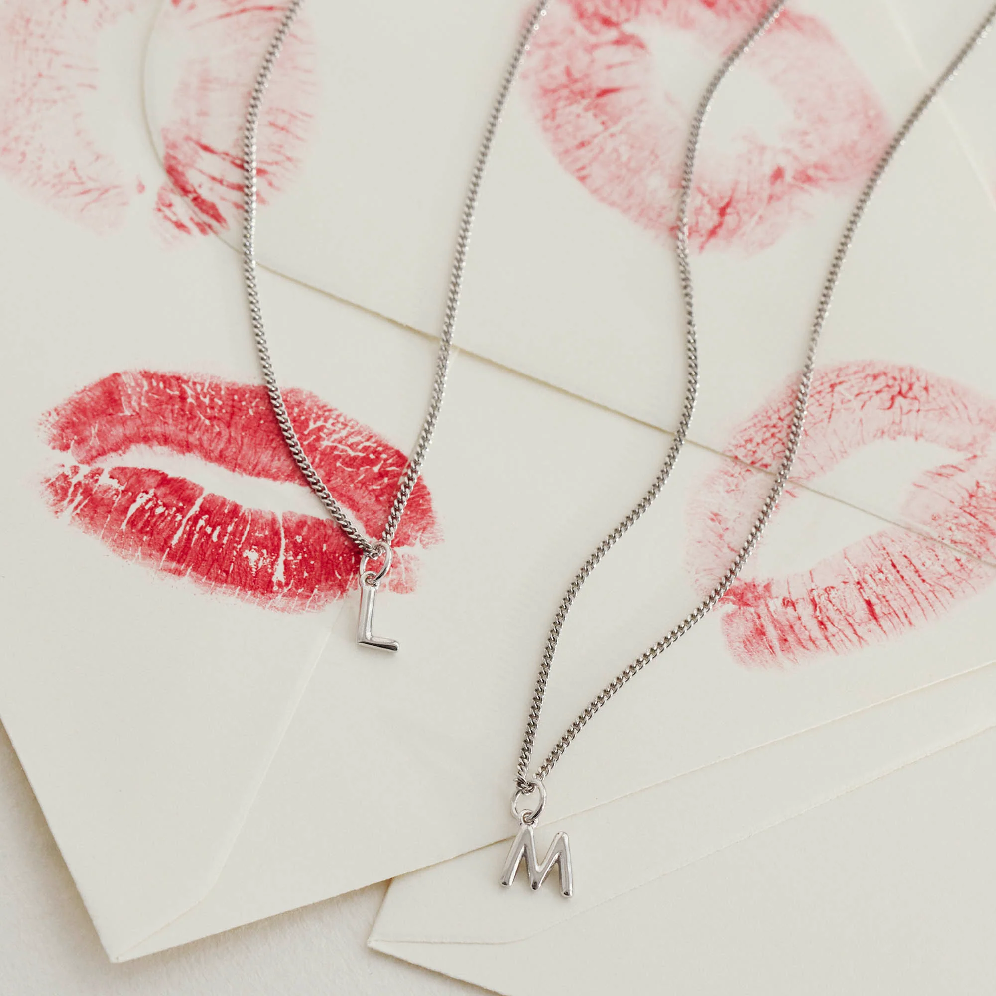 Little Love Letter Necklace Silver - Image 7