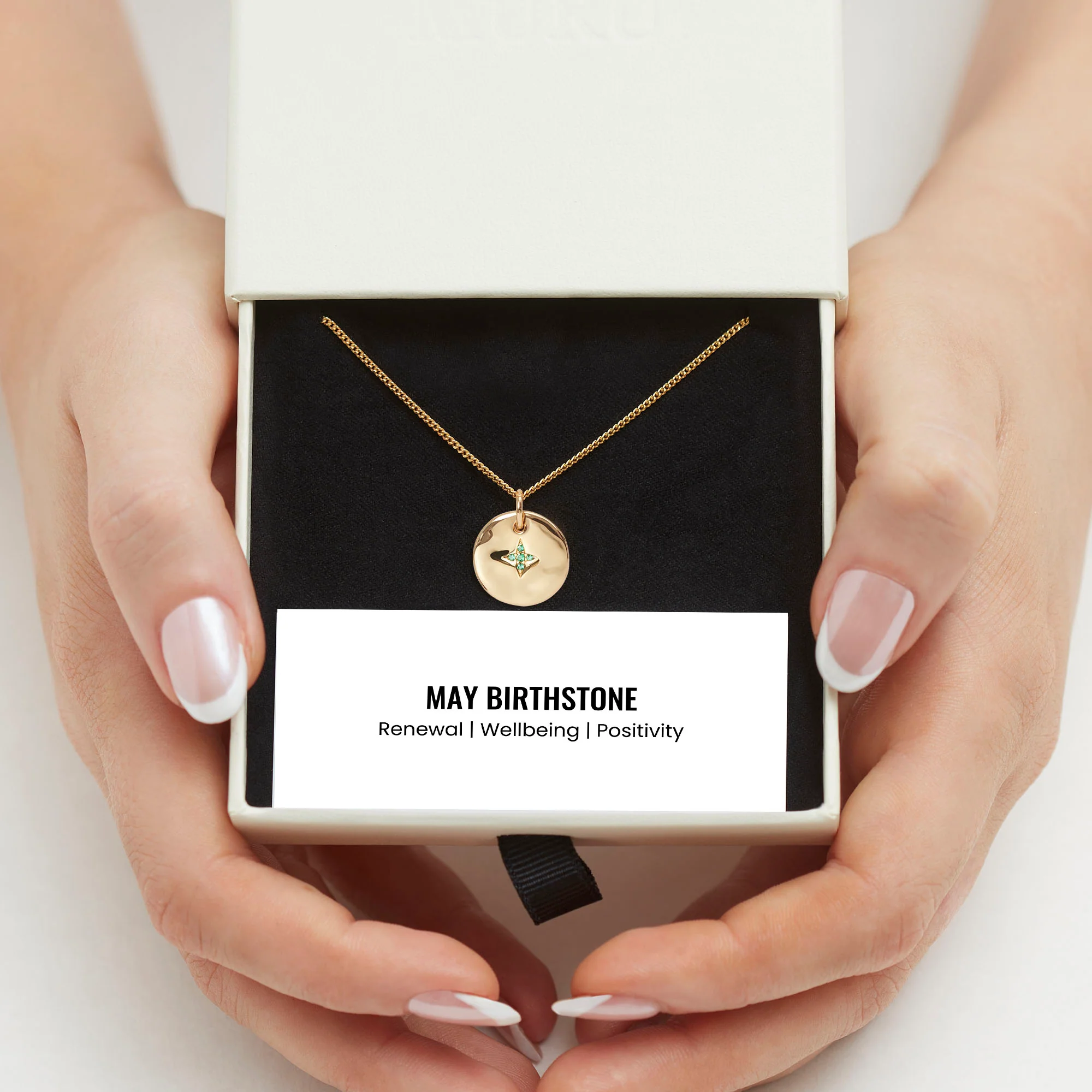 May Birthstone Necklace - Image 6