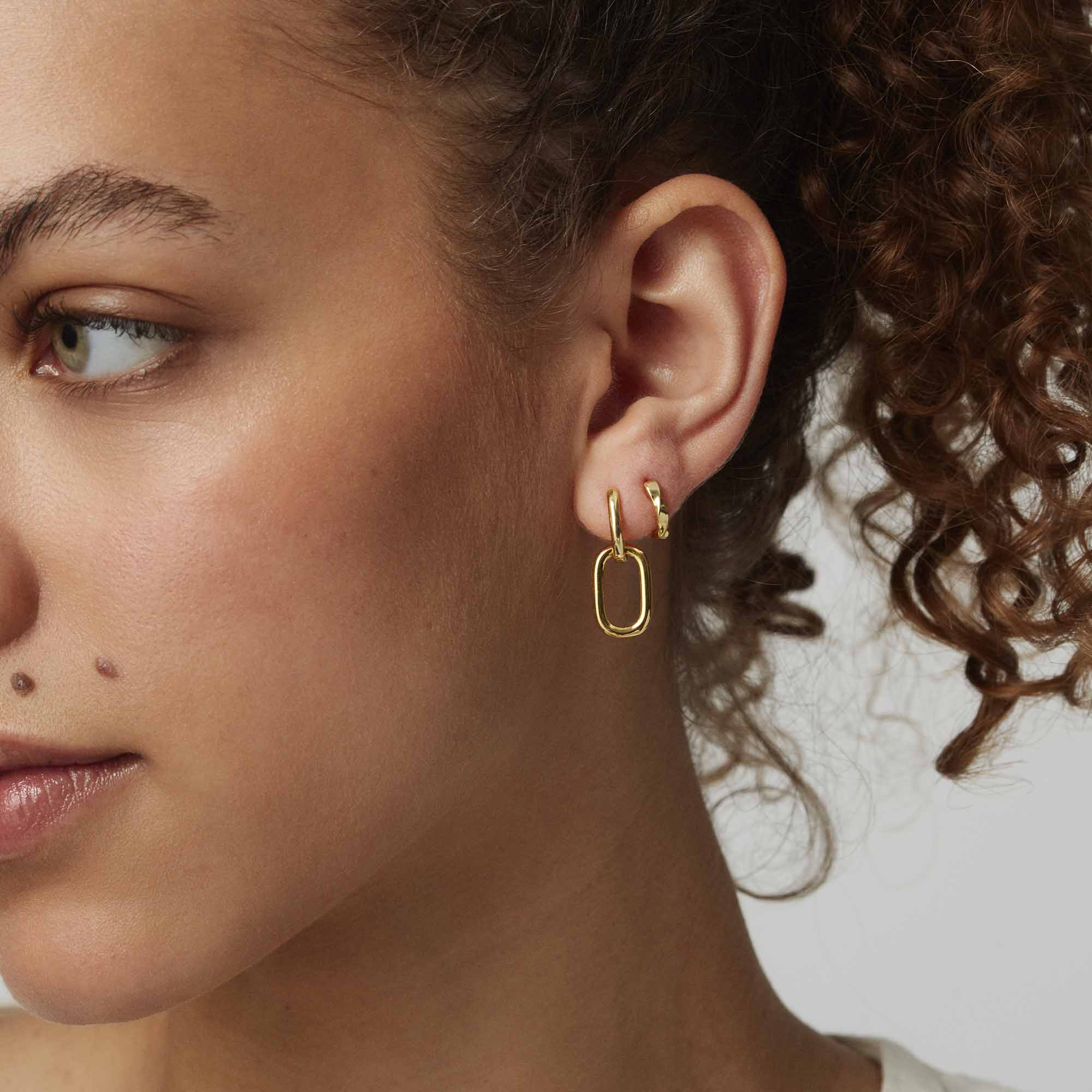 Mini Karma Hoops Silver - Image 3