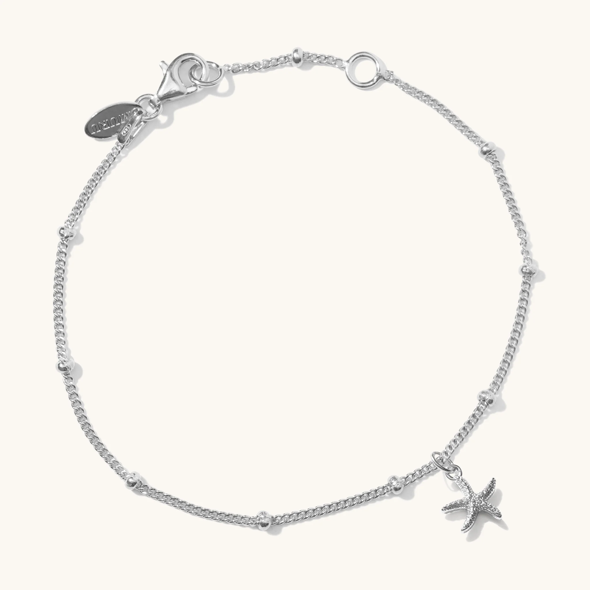 Mini Starfish Bracelet Silver