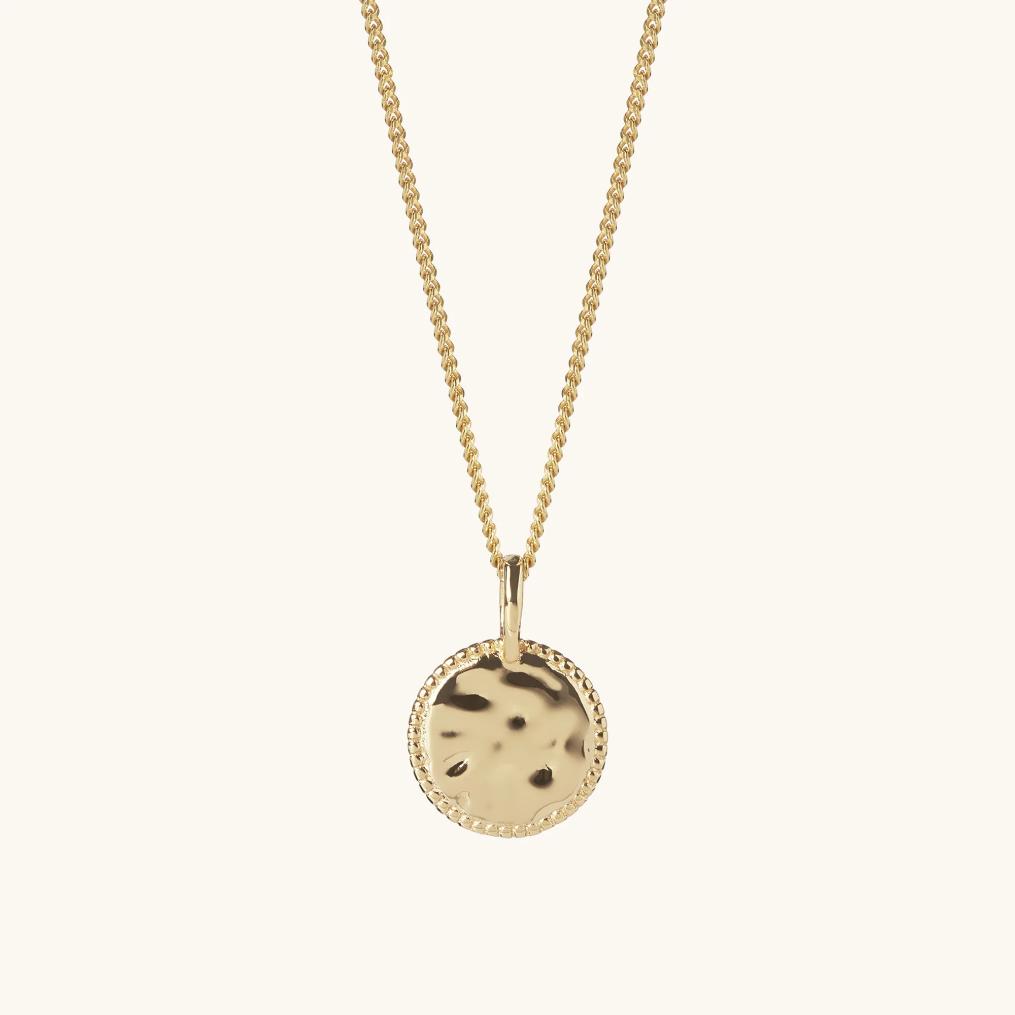 Mini Sun Necklace Gold