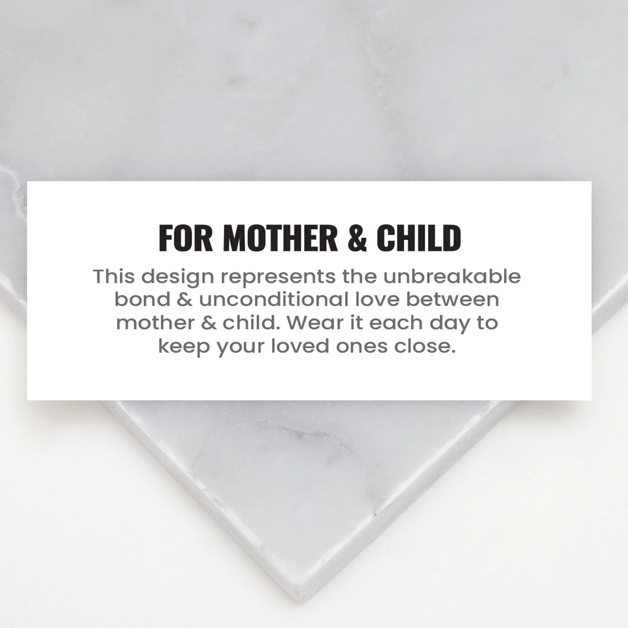 Mother & Child Pendant Gold - Image 4