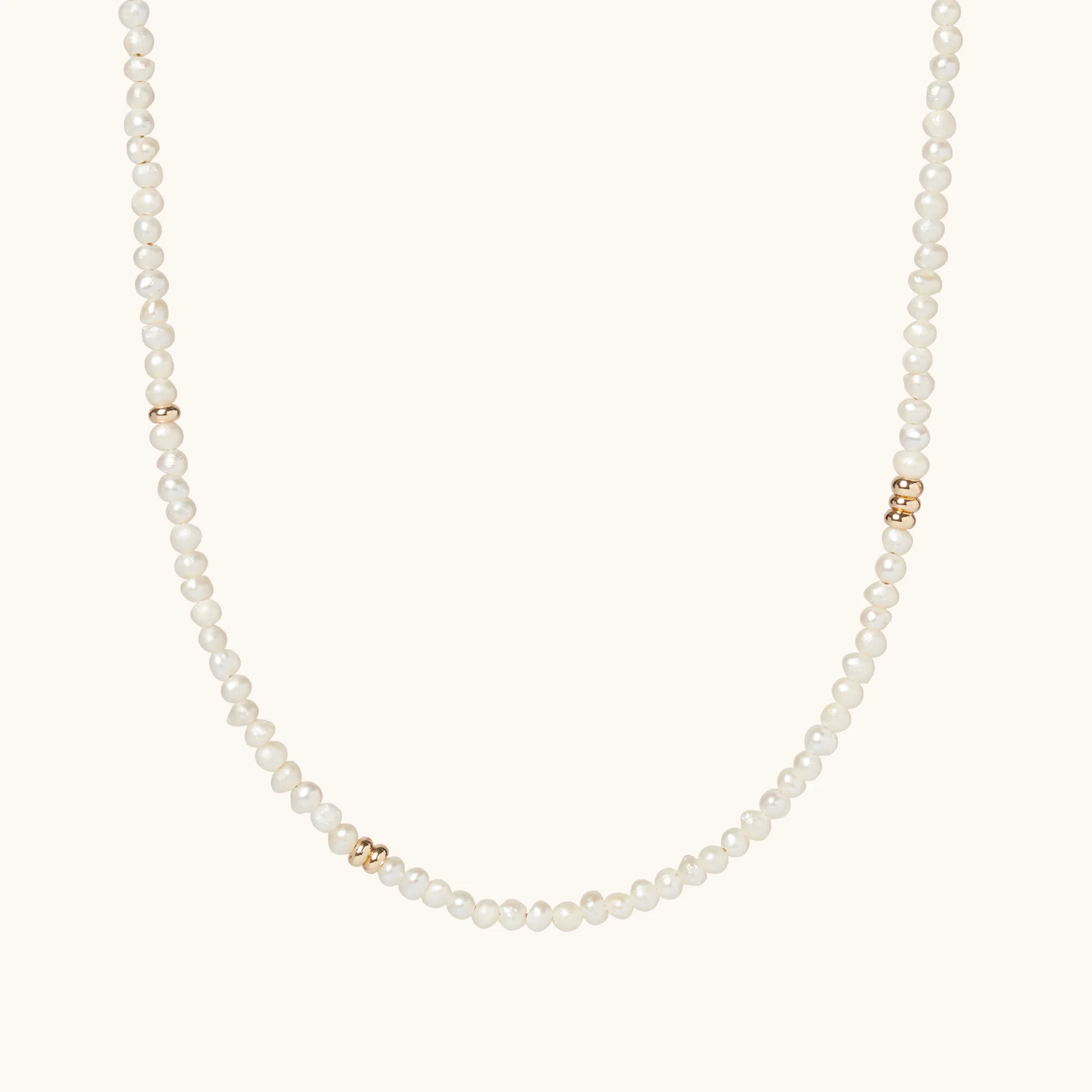 Pearl Necklace Gold
