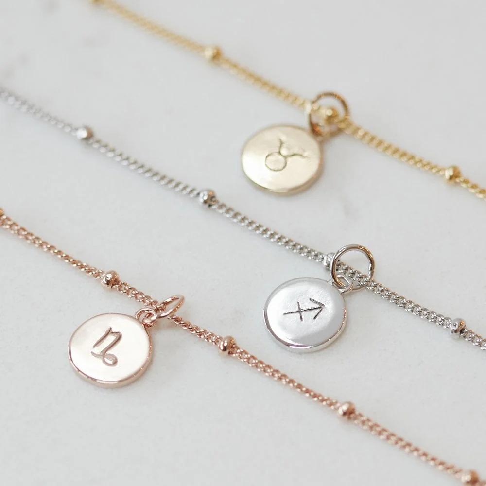 Zodiac Anklet Silver - Image 3